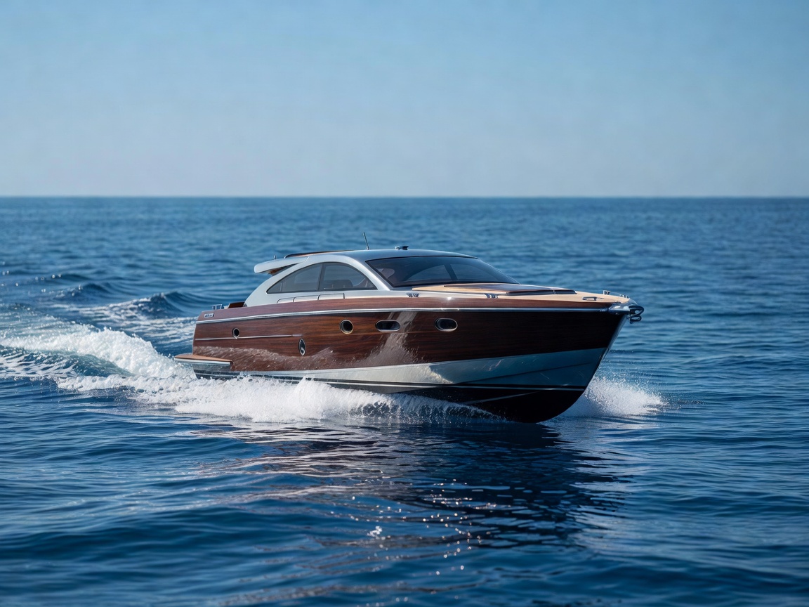 SortsyCompss luxury tiny yacht cruising blue ocean waters